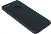 Siliconen hoesje zwart Geschikt voor iPhone 8 Plus / 7 Plus
