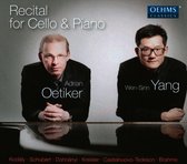 Wen-Sinn Yang & Adrian Oetiker - Ricital For Cello & Piano (CD)