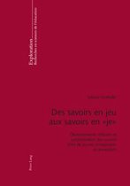 Des Savoirs En Jeu Aux Savoirs En   Je