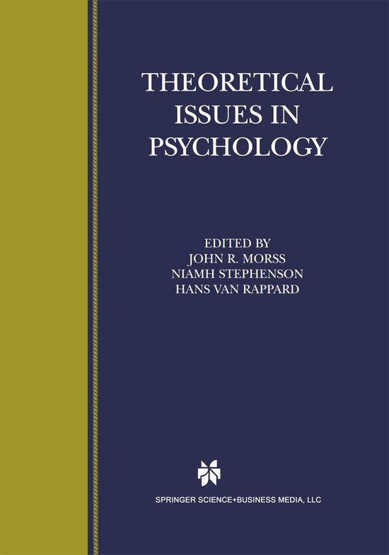 Theoretical Issues in Psychology - cover