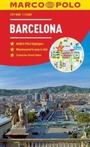 Barcelona Marco Polo City Map - pocket size, easy fold, Barcelona street map