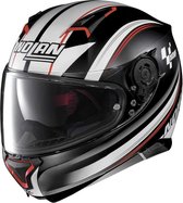 Nolan N87 Motogp N-Com 061 Mat Zwart Wit Rood Integraalhelm - Motorhelm - Maat M