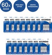 Hyundai - AAA Batterijen - Alkaline - 60 stuks