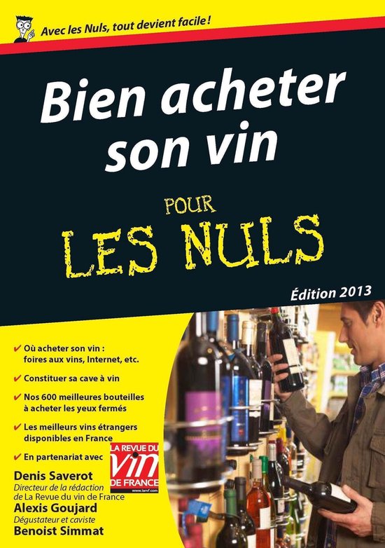 Pour les nuls - Bien acheter son vin mégapoche pour les nul ... - cover
