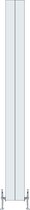 Design radiator verticaal aluminium mat wit 180x18,5cm540 watt- Eastbrook Malmesbury
