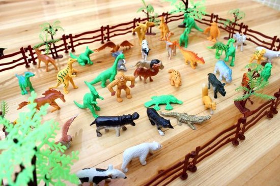Set van 68 Dieren - Dierentuin Speelset Voor Kinderen - Verschillende  Dieren Dieren... | bol.com