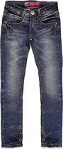 Blue Rebel Meisjes Skinny Jeans Gold Sandblast - Blauw - Maat 164