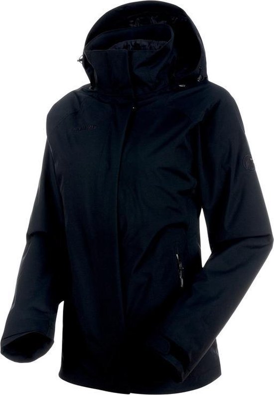 ALPIDEX Fleecejack Dames Zwart Damesjack Winddichte Outdoorjas Hoge Kraag Ritssluiting Warm, Grootte:s, Kleur:black
