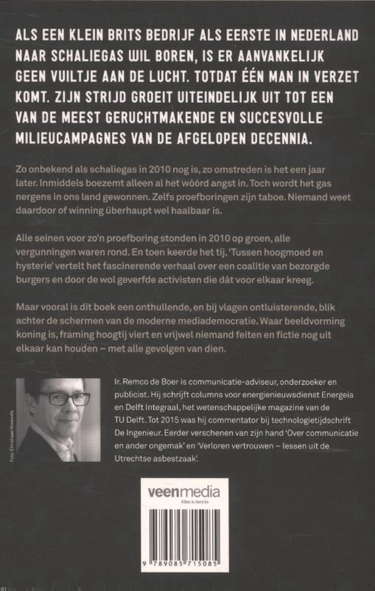 Tussen hoogmoed en hysterie - back cover