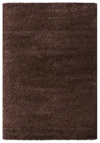 Vloerkleed tapijt Hoogpolig Deluxe Bruin Himalaya - 80x150 cm