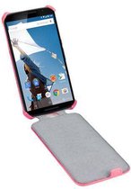 Gecko Covers robuste flip cover voor Motorola Nexus 6 - roze