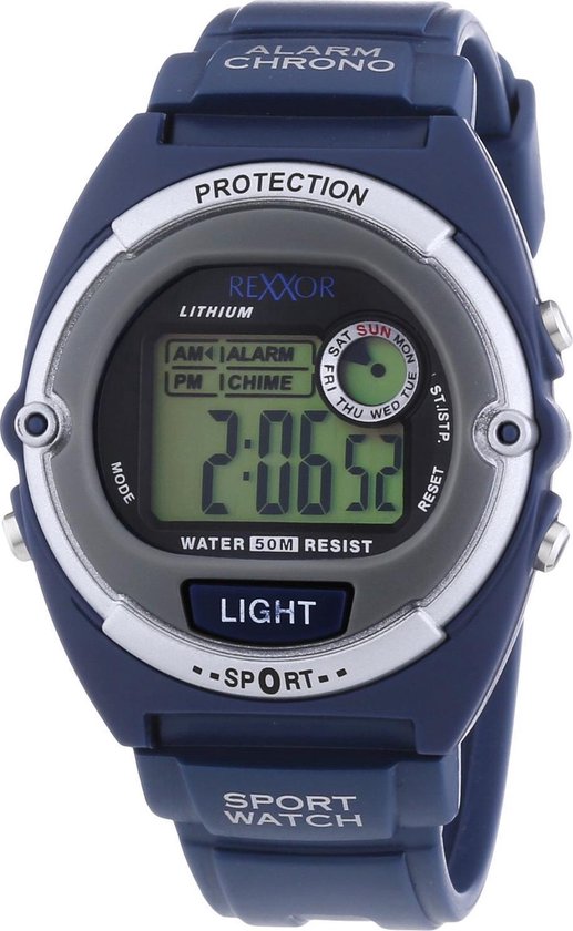Rexxor 239 6066 99 Horloge Kunststof Blauw O 40.2 mm bol