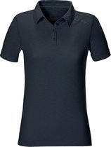 Jack Wolfskin Travel Polo Women - dames - Polo - maat XXL - blauw