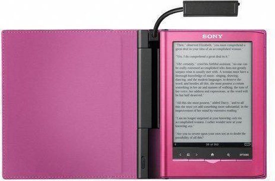 verachten Oom of meneer Vanaf daar Sony Reader Pocket LED cover met lampje (PRSACL35P) - Roze | bol.com
