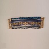 Ibiza Armband Blauw met Magneetsluiting