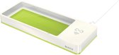 Leitz WOW Desk Organiser met Inductie Oplader - Groen/Wit