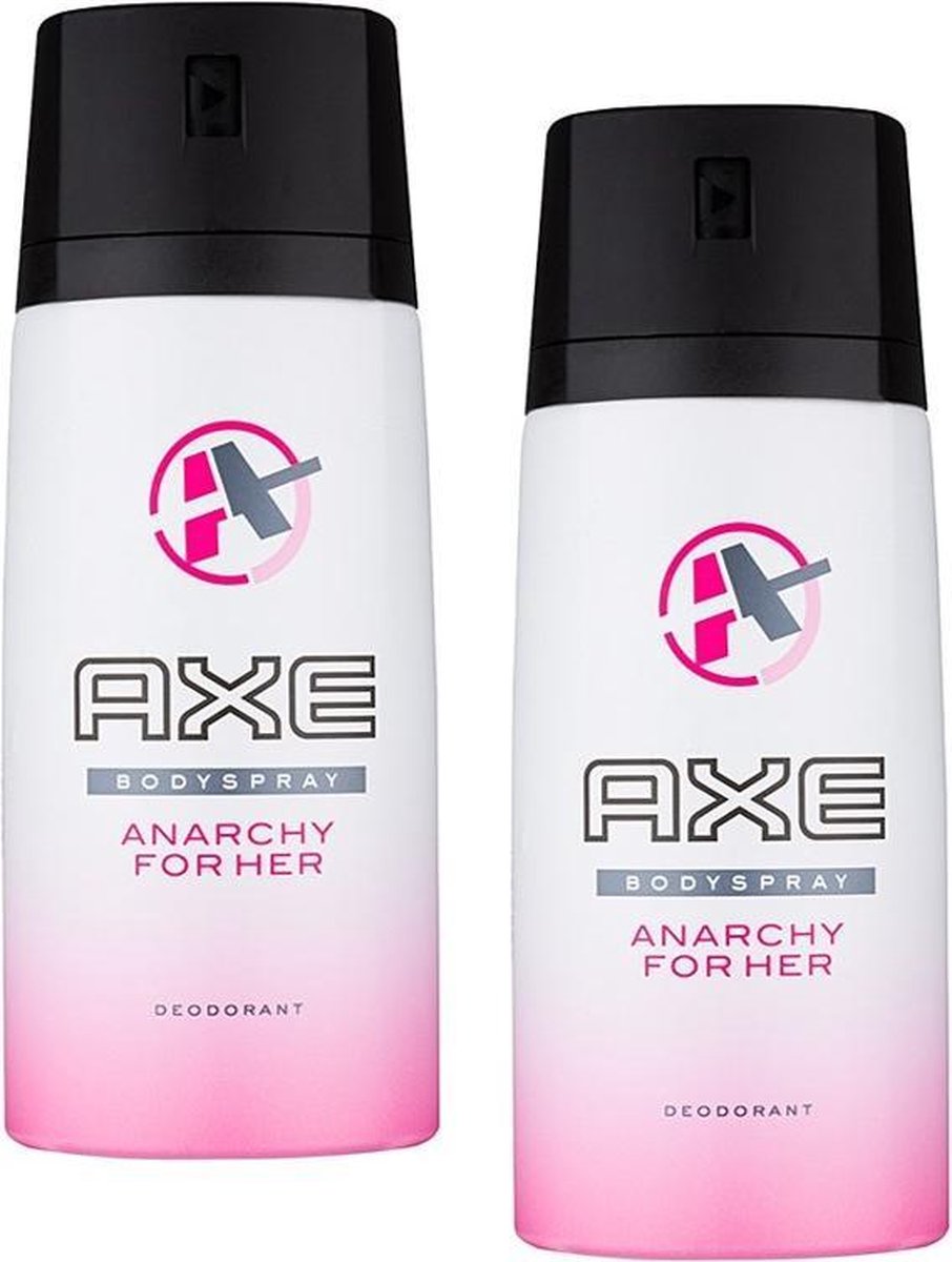 potlood Briljant Regenachtig Axe Anarchy For Her - Deodorant Spray - 150 ml - 2 stuks | bol.com