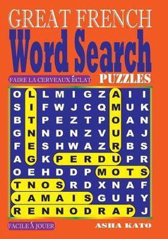 Great French Word Search Puzzles, Asha Kato 9781983793059 Boeken