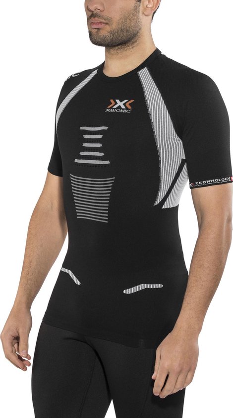 X-Bionic The Trick Hardloopshirt korte mouwen Heren zwart Maat XL