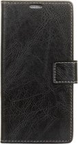 Huawei P10 Retro Crazy Horse structuur horizontaal Flip lederen hoesje met houder & Card Slots & Wallet(zwart)