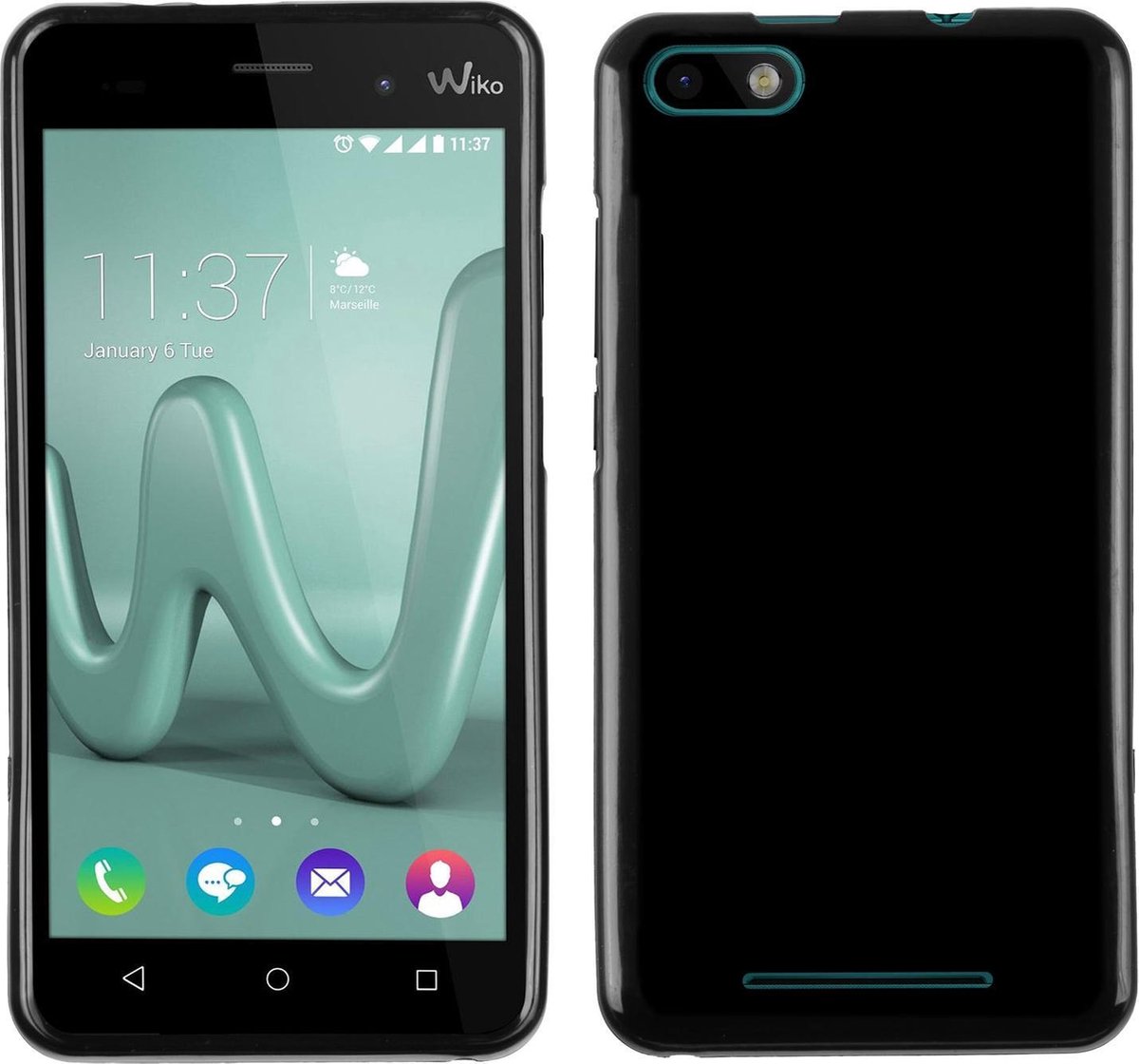 MP Case dark tpu case hoesje voor Wiko Lenny 3