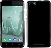 MP Case dark tpu case hoesje voor Wiko Lenny 3 + gratis glasfolie tempered screen protector gehard glas voor Wiko Lenny 3