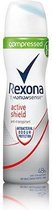 Rexona Women Active Shield - 6 x 75 ml - Deodorant Spray - Voordeelverpakking