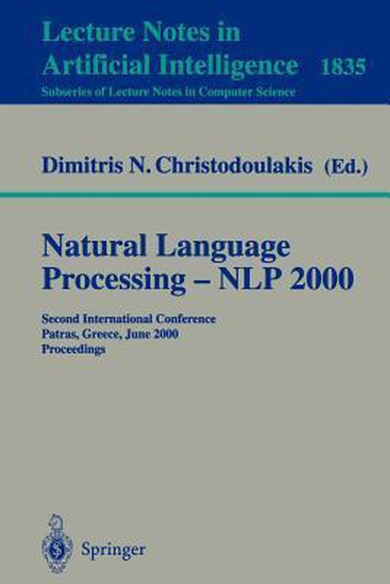 Natural Language Processing - NLP 2000 - cover