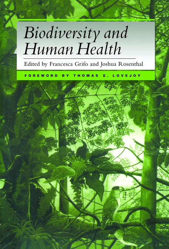 Biodiversity and Human Health - cover