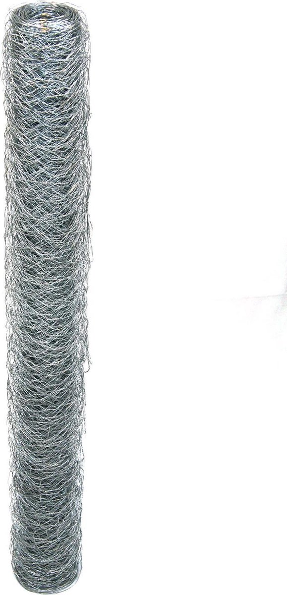 Kippengaas 25mm 0.80mm 75cm x 25m gegalvaniseerd