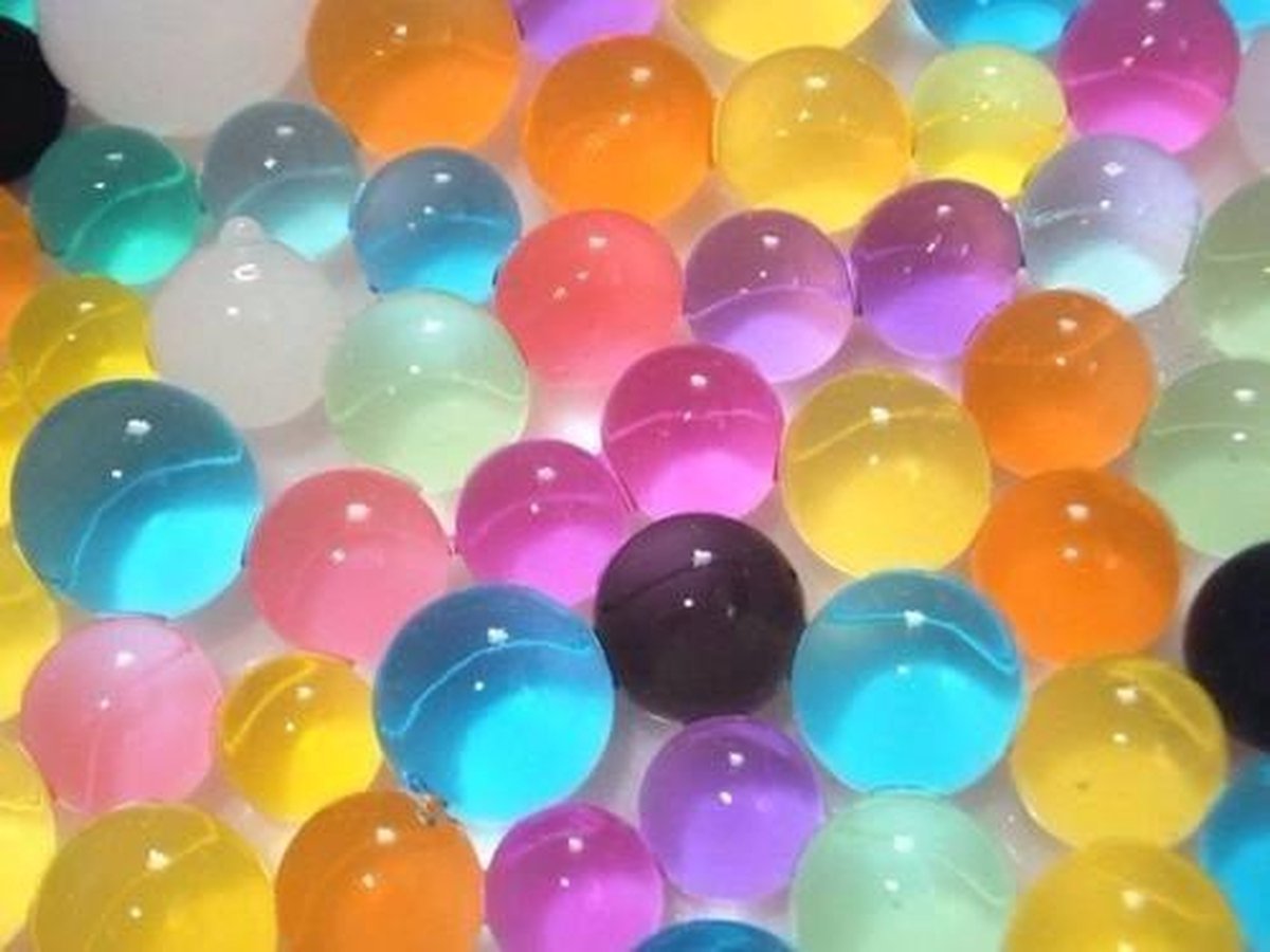 Waterparels, 10.0000 parels, waterparels voor planten, waterparels, gelkralen, waterkralen, kleurrijke bolletjes voor vazen, plantendecoratie en vulstof