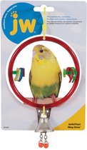 Jw activitoy ring clear - Parkieten speelgoed - Vogelspeelgoed - Kunststof - Meerkleurig - 21 cm - ø 11 cm
