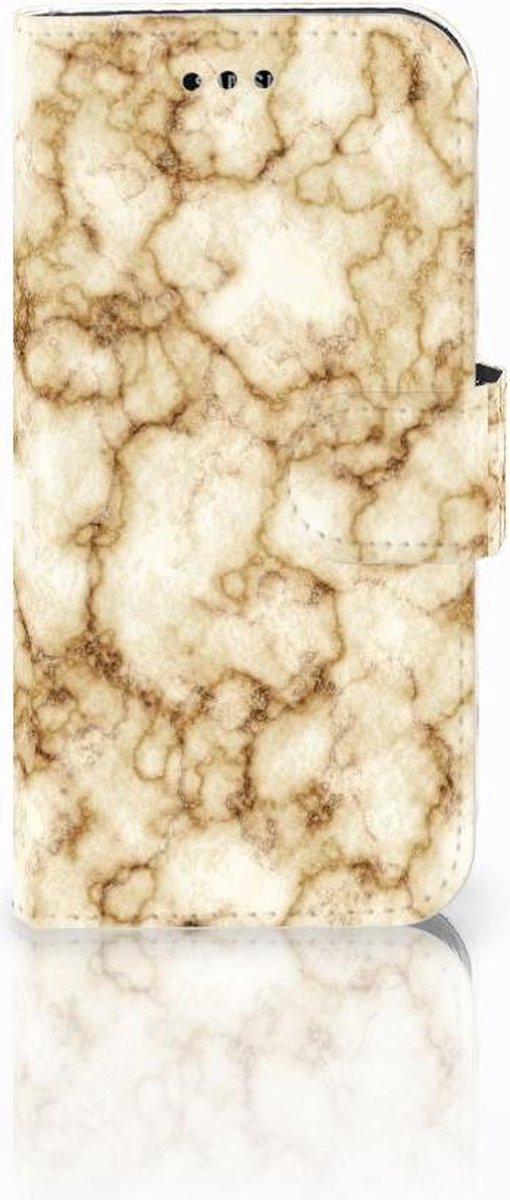Samsung Galaxy A3 2017 Bookcase Marmer Goud