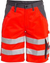 FE Engel Korte Broek EN 20471 6501-770 - Rood/Grijs 4725 - 36