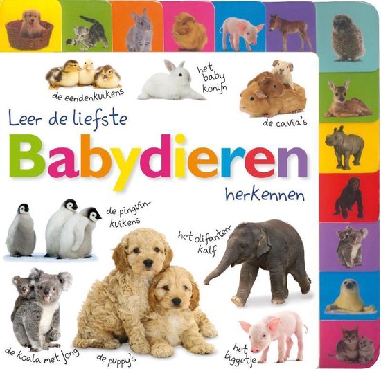 Cover van het boek 'Leer de liefste babydieren herkennen'