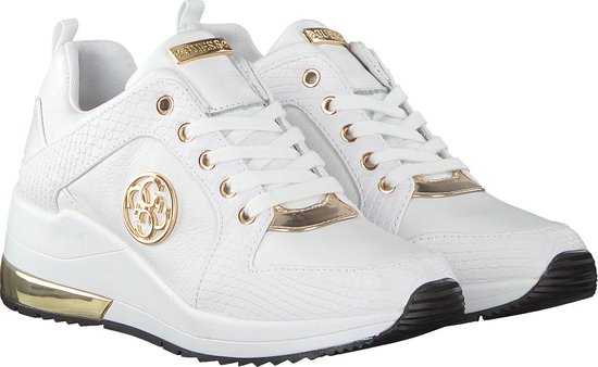Guess Dames Sneakers Jaryd - Wit - Maat 40 | Bestel nu!