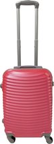 Handbagage koffer 55cm 4 wielen trolley - Roze