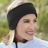 Comfort Fleece Oorwarmer Band - Hoofdband Winter - Dames / Heren Zwart