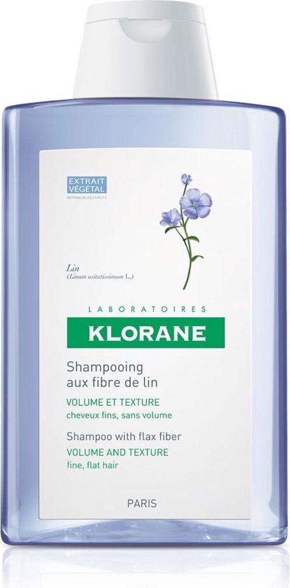 Klorane Shampoo with Flax Fiber Vrouwen Voor consument Shampoo 200ml