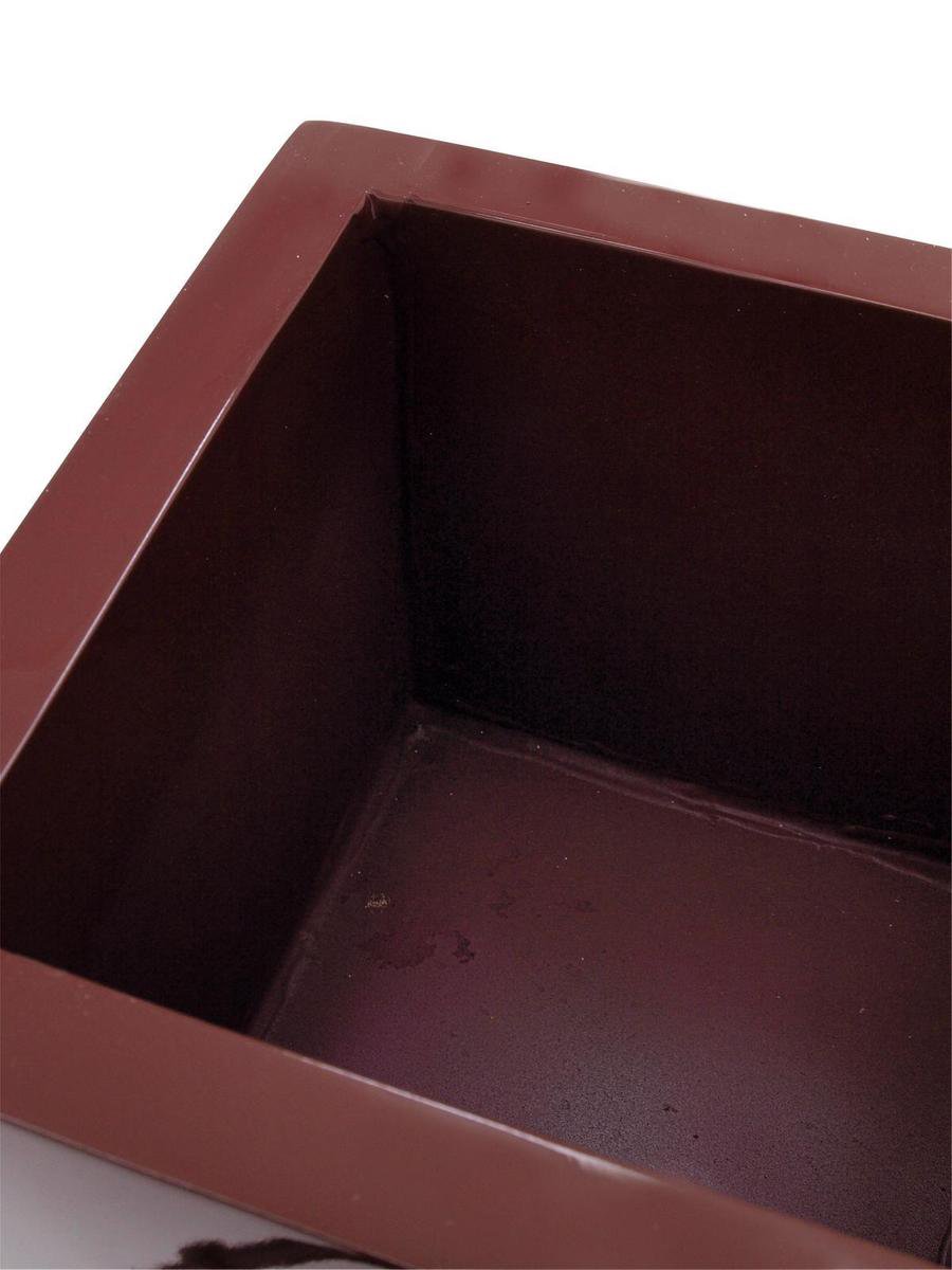Europalms Bloempotten voor binnen - LEICHTSIN BOX-120, glanzend rood