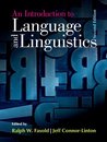 Language and Communications - An Introduction to Language and Linguistics - Year 1