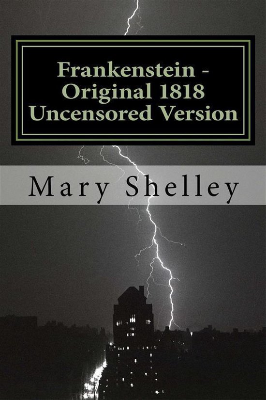 Frankenstein 1818 (Illustrated) - cover