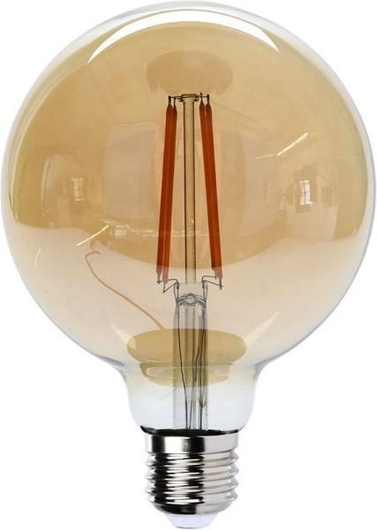 LED lamp dimbaar - 95mm bolvormig - 4 watt / 300 lumen | bol.com