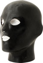 Mister B heavy duty anatomische rubber masker met gaten - L/XL