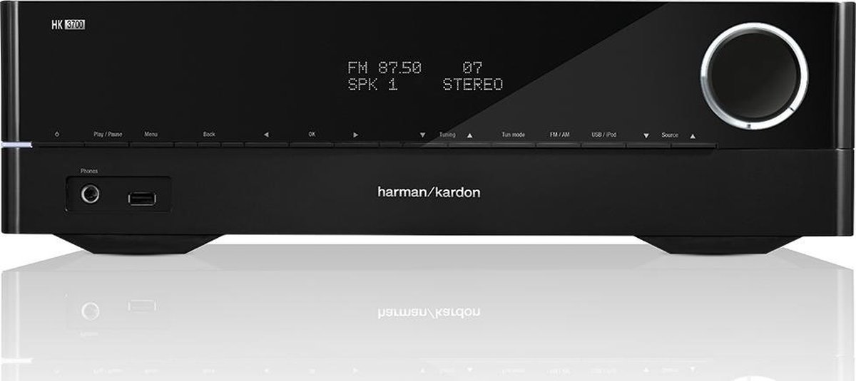 Harman Kardon HK 3700 - Stereo Receiver - Zwart - Harman Kardon