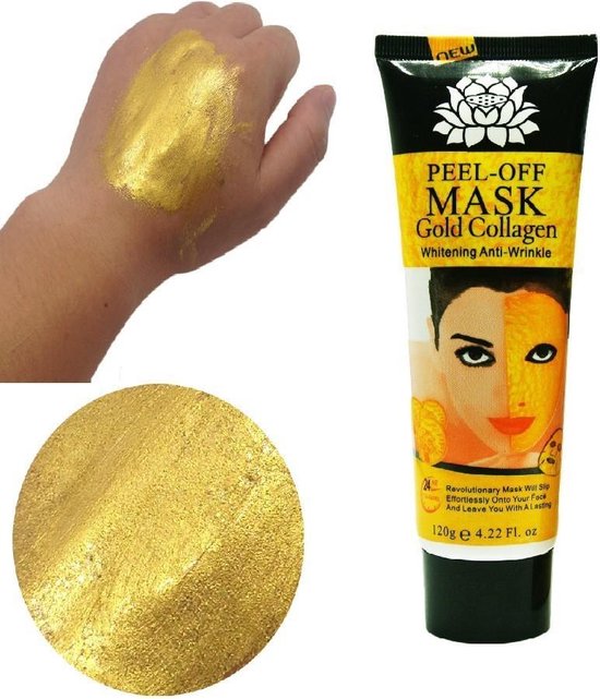 Mathis Soepel Mauve 24 K Gold Collageen Peel Off Masker Gezicht - Gouden Masker Tube -  Whitening -... | bol.com