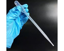Essalon: 10 stuks Pipet groot 5 ml 20.5cm lang met aanduiding | Meetpipet | Pipetten voor vloeistoffen | Hardplastic | Whisky