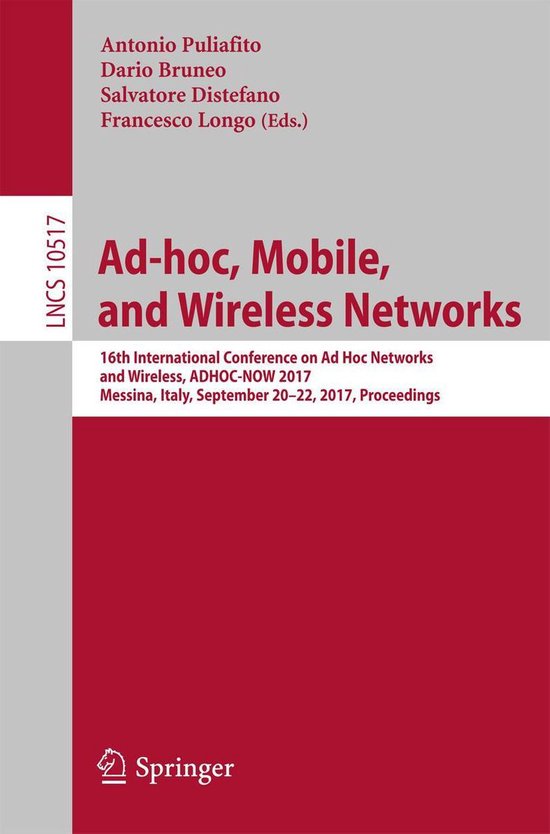 Springer Nature Proceedings Computer Science - Ad-hoc, Mobil ... - cover