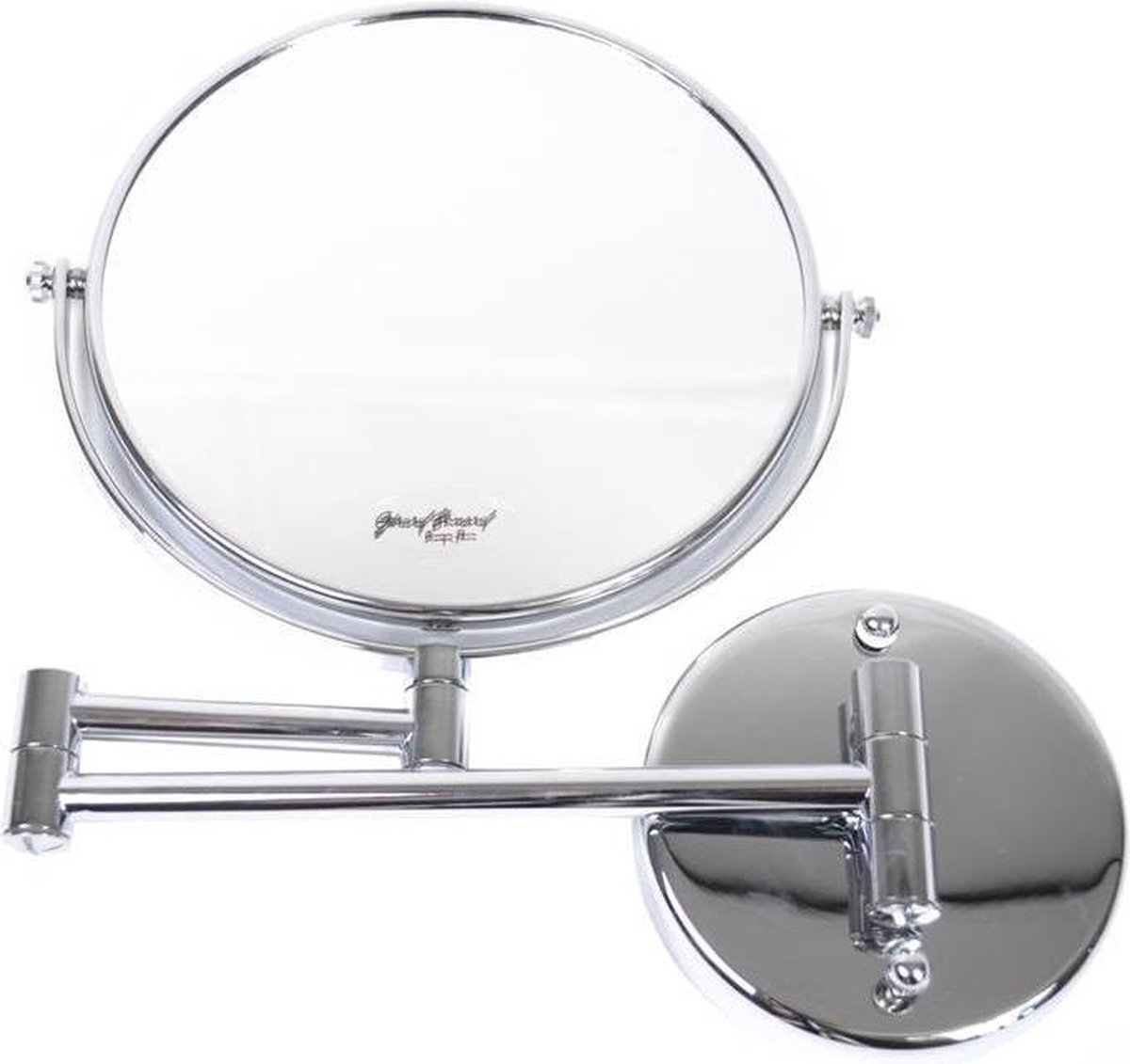 Goedkoopste Wandspiegel knikarmspiegel 10x vergroting - Ø20cm