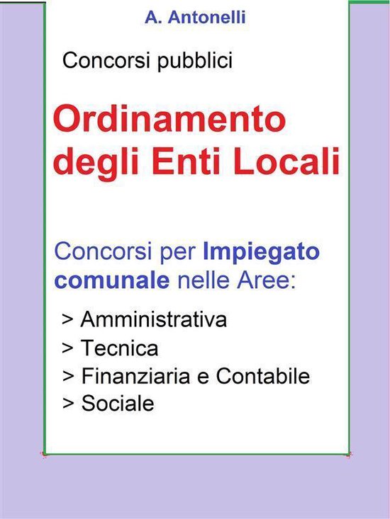 Ordinamento degli Enti Locali - cover